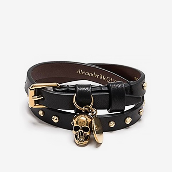 Alexander-McQueen-Double-Strap-Bracelet